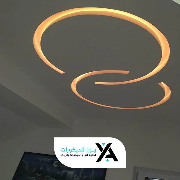ديكور إضاءة أسقف بسيطة