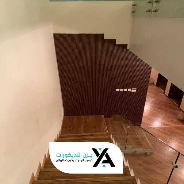 تكسيات خشبية للمداخل الرياض
