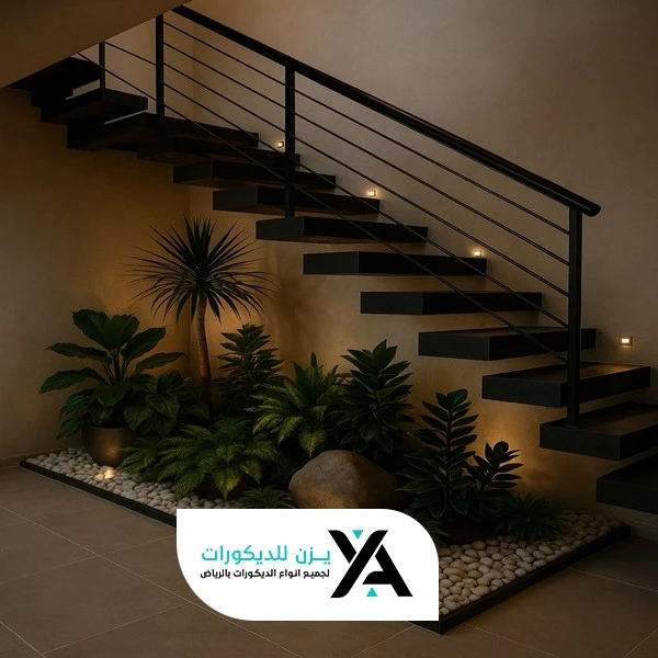 تركيب ديكور تحت الدرج الدائري الرياض