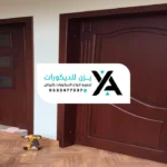 دهانات ابواب خشب الرياض