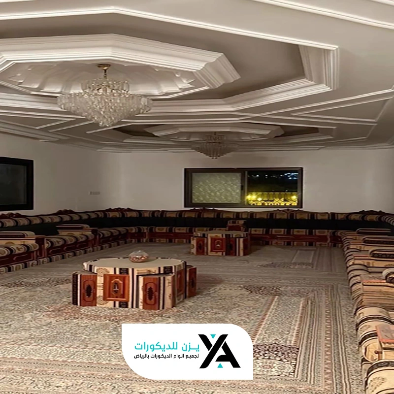 ديكور سقف مجلس الرياض
